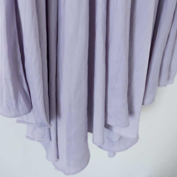 Anthropologie Lavender flowing skirt w/ pockets Size xxs - Picture 3 of 5